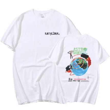 Astro Nomical Travis Scott White T-Shirt