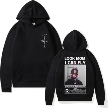 Black Cactus Jack Look Mom Hoodie