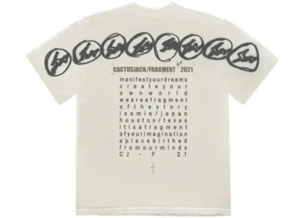 Cactus Jack Fragment Manifest T-shirt