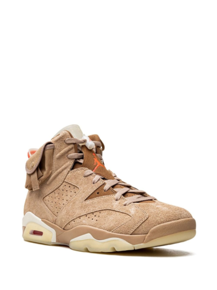 Travis Scott Air Jordan 6 Retro Sample British Khaki Sneakers