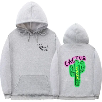 Travis Scott Cactus Jack Gray Hoodie