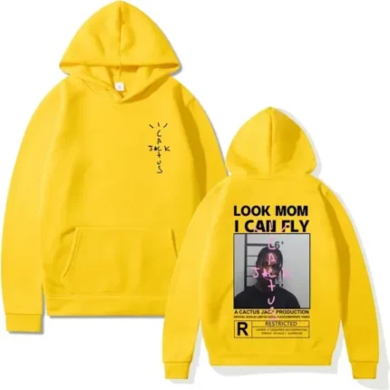 Yellow Cactus Jack Look Mom Hoodie